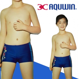 아쿠윈윙파 아동용 수영복 Y0216-2 BLUE
