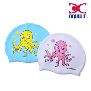 아쿠윈 아동용 실리콘수모 JPP 옥토퍼스(Octopus) 소프트핏 수영모