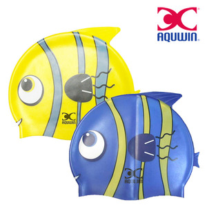 아쿠윈 아동용 실리콘수모 CPP 해수어(ClownFish)  캐릭터수모 소프트핏 수영모