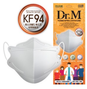 닥터엠 KF94 마스크 50매 대형 10개씩 벌크 묶음 포장 식약처허가 100% 국산소재 100% 국내생산